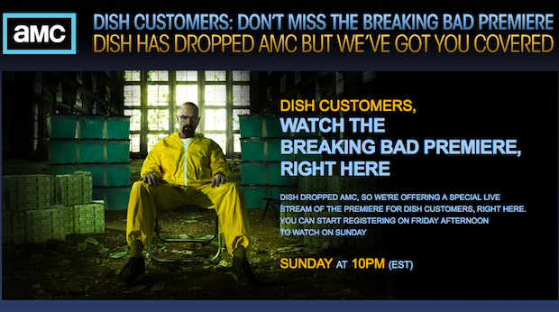 AMC Will Let Dish Customers Stream The Breaking Bad Premiere For