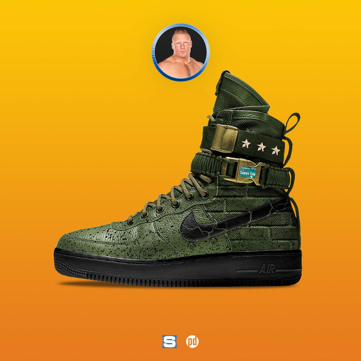 Brock Lesnar x Nike SF Air Force 1