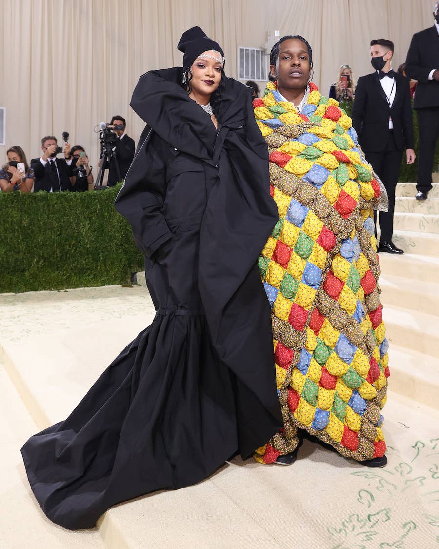 Rihanna, ASAP Rocky Met Gala 2021 Photos: Fashion, Outfit Pictures