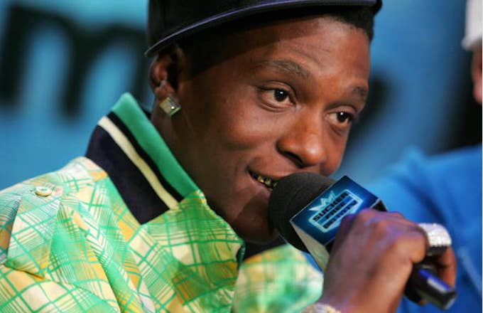 Lil Boosie appears onstage during a taping of MTV's Sucker Free
