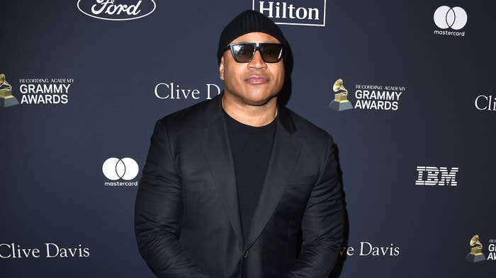 LL Cool J arrives at the Pre GRAMMY Gala and GRAMMY Salute