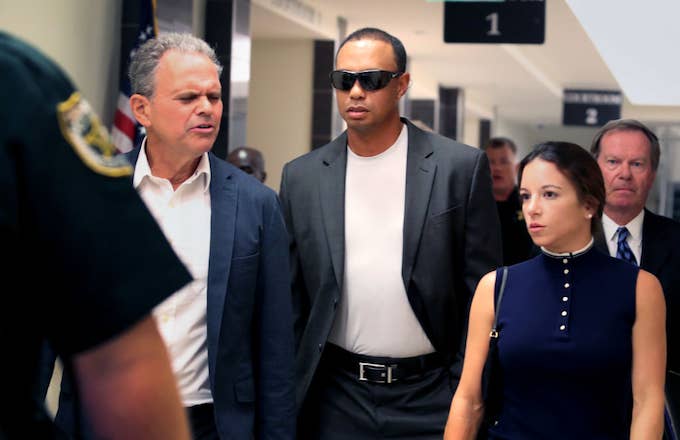 Tiger Woods in court in Florida