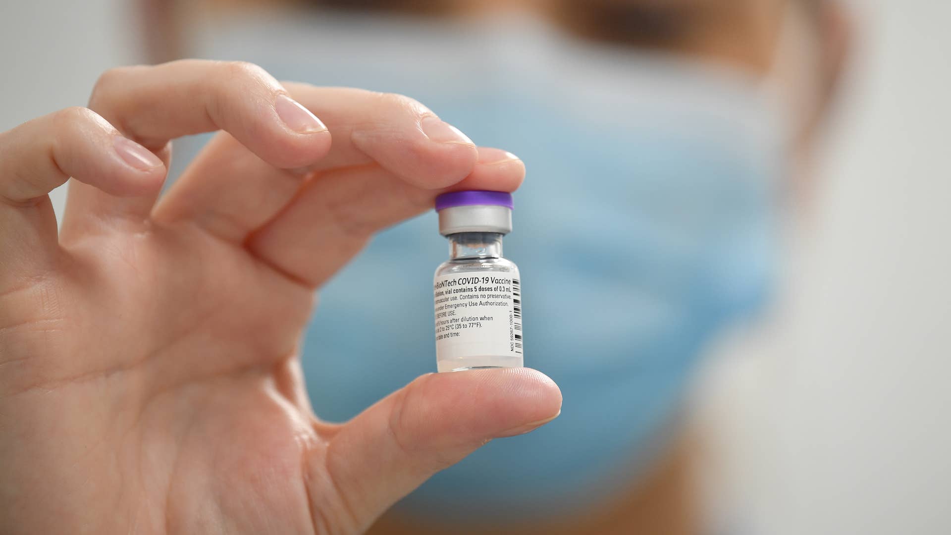 Photograph of the COVID 19 vaccine