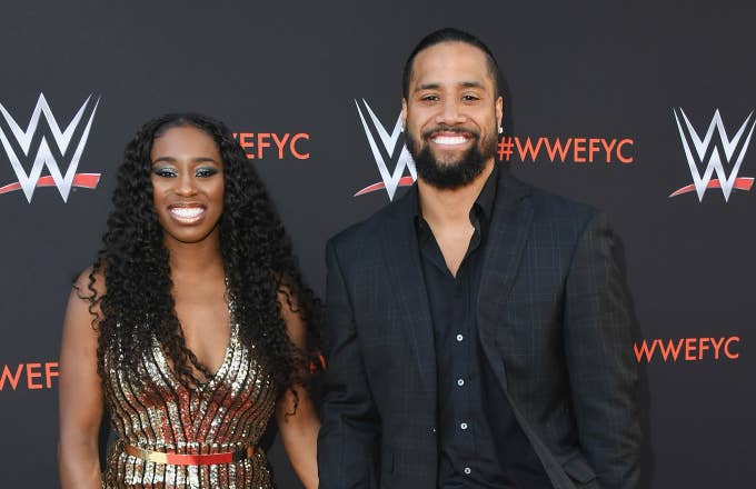 Naomi and Jimmy Uso attend WWE's First Ever Emmy 'For Your Consideration' Event