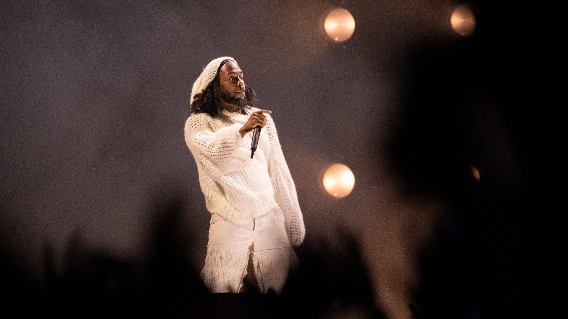 Kendrick Lamar performs in 2021