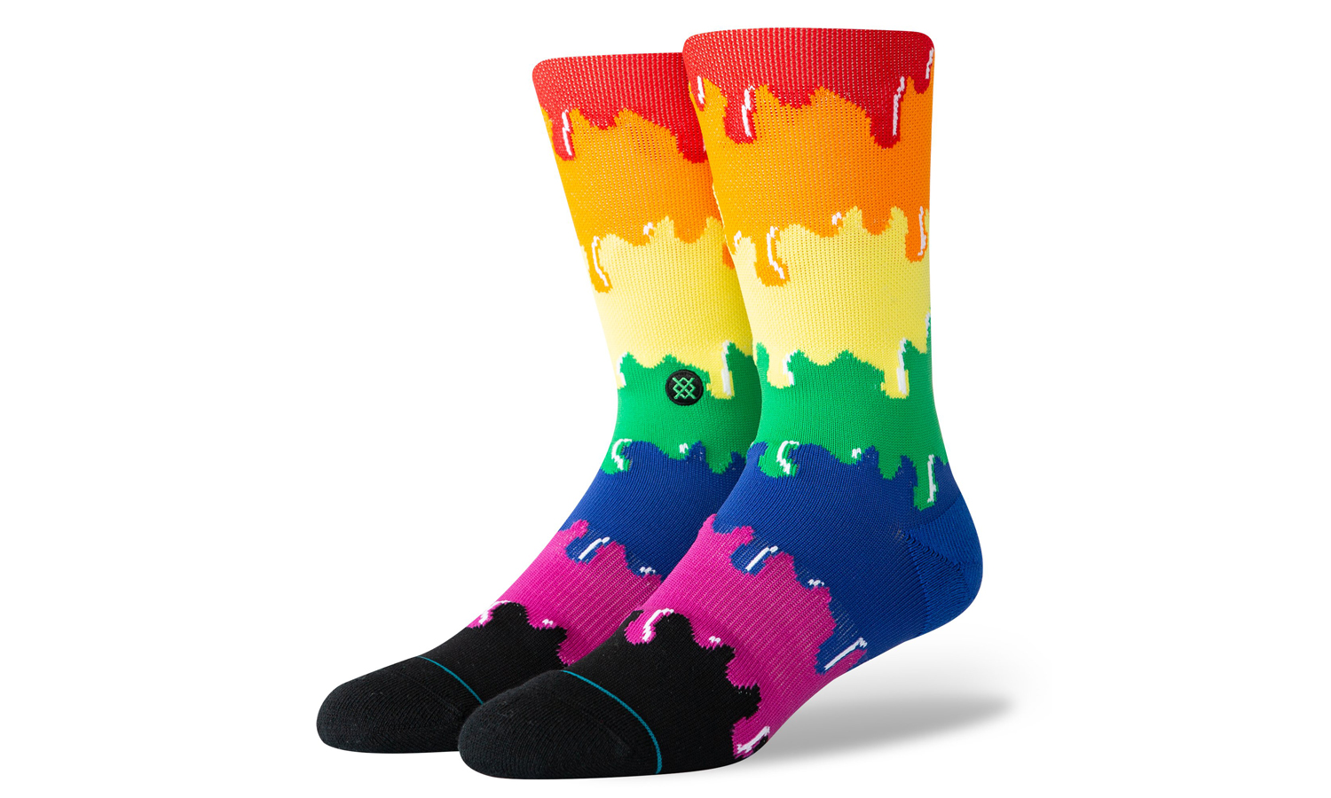 Stance&#x27;s Drip Rainbow Socks