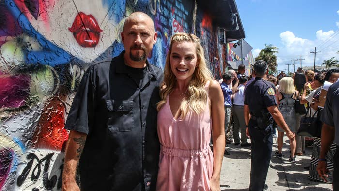 David Ayer and Margot Robbie