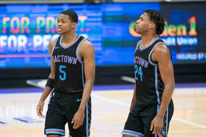De'Aaron Fox Buddy Hield Kings Wizards 2021