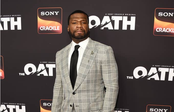 Curtis '50 Cent' Jackson arrives at Sony Crackle's 'The Oath' Season 2