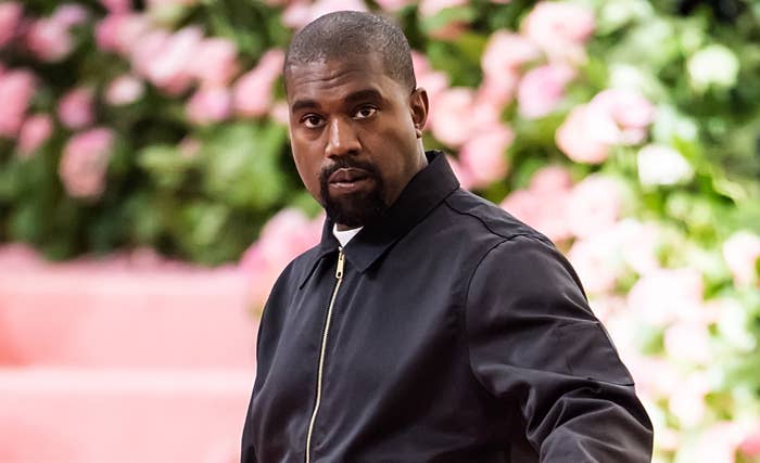 Kanye West attends the 2019 MET Gala