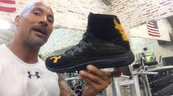 The Rock's Under Armour Training Shoes Sold Out in 24 Hours