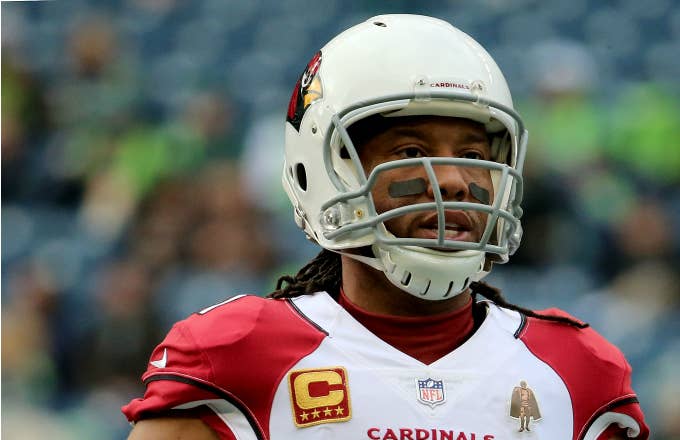 Larry Fitzgerald #11 of the Arizona Cardinals