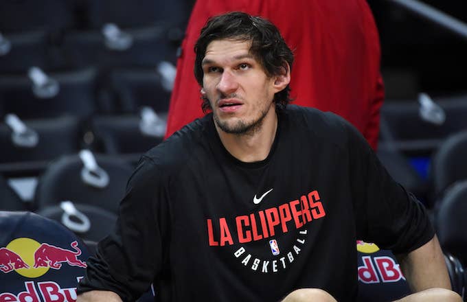 Boban Marjanovic #51 of the Los Angeles Clippers.
