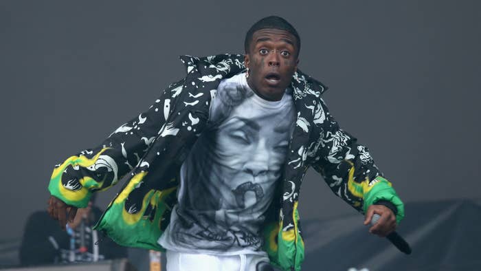 Lil Uzi Vert performs in concert during week two of the ACL Music Festival.