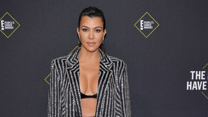 Kourtney Kardashian attends the 2019 E! People&#x27;s Choice Awards