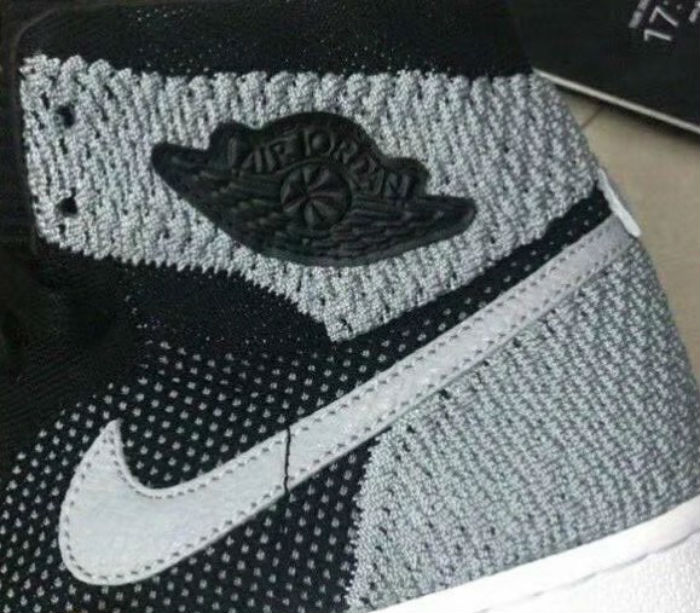 Air jordan 1 shadow on sale flyknit