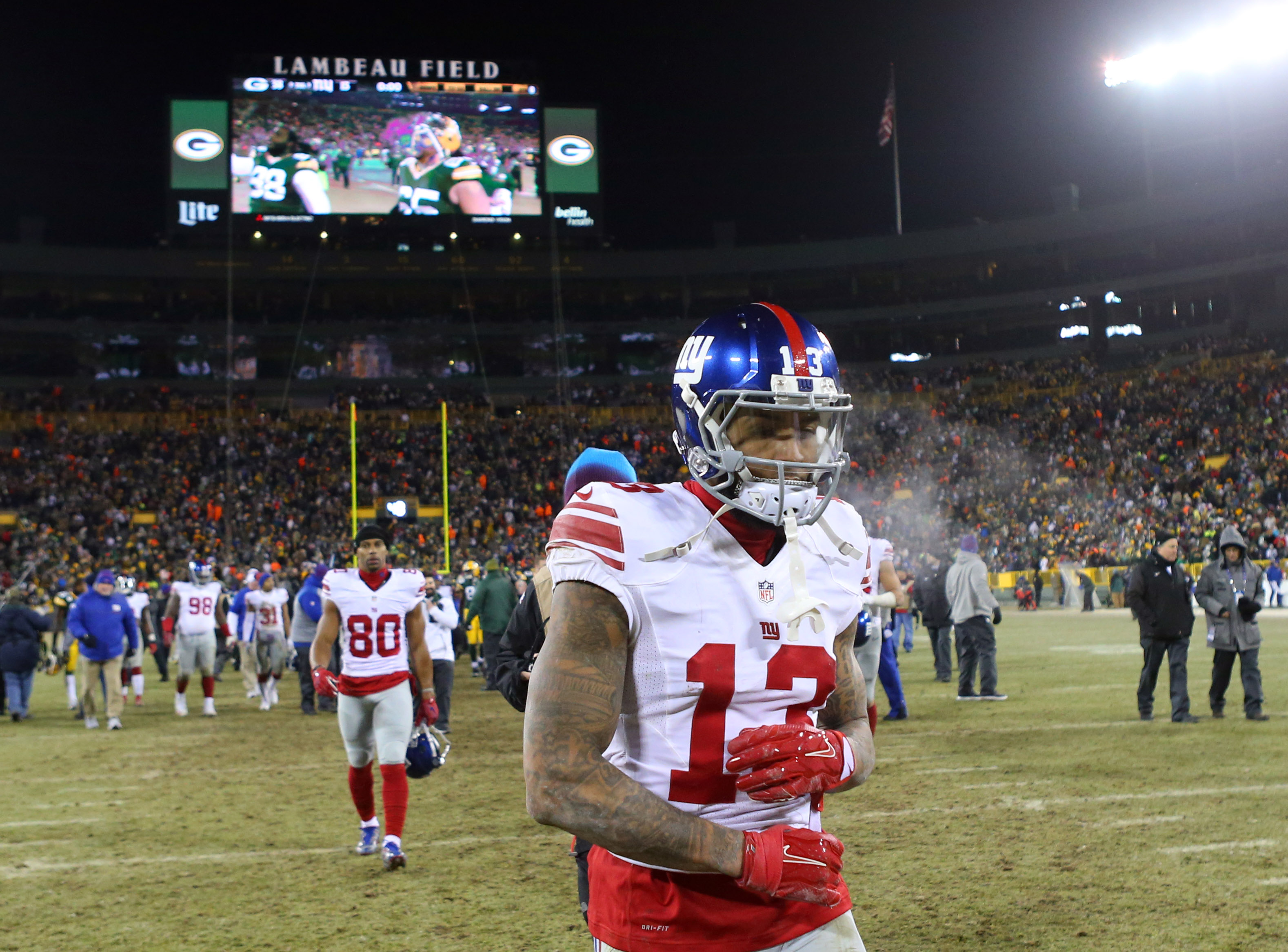 Odell Beckham Jr: Shirtless Giants pose in Miami - Sports Illustrated