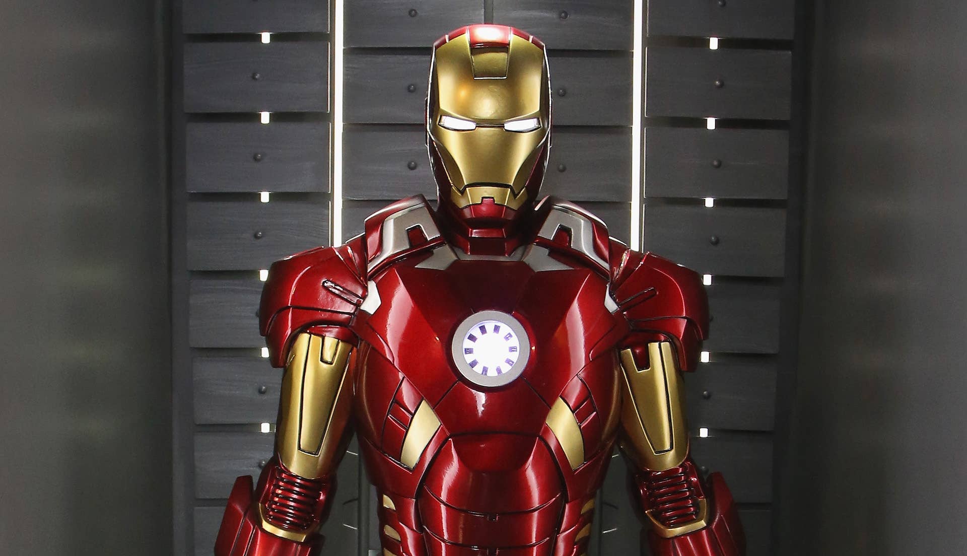 Iron Man armor from a museum