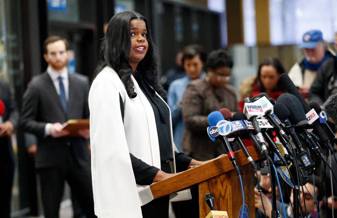 Prosecutor Kim Foxx after an R. Kelly bail hearing.