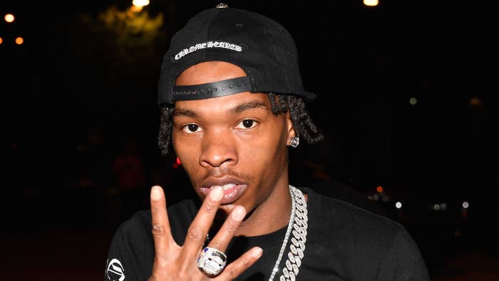 Lil Baby attends his &quot;Trapper of the Year&quot; Exhibit at Trap Music Museum