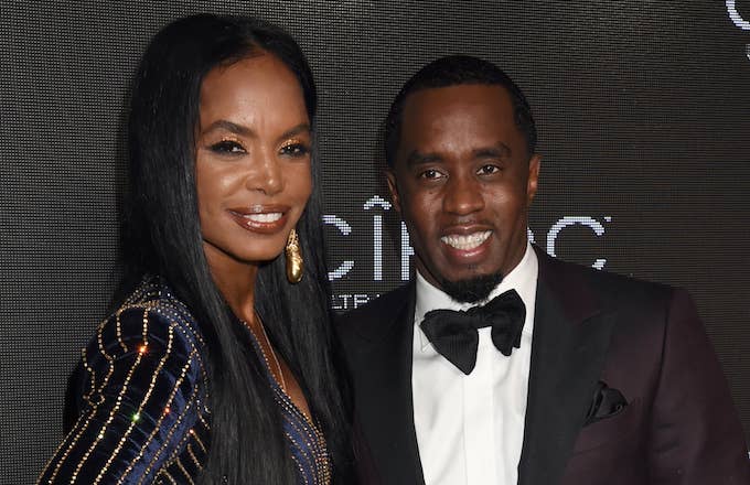 Diddy and Kim Porter