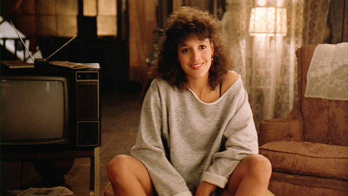 The movie &quot;Flashdance&quot;, directed by Adrian Lyne. Seen here, Jennifer Beals as Alex Owens.