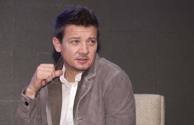 Jeremy Renner attends the 'Avengers: Endgame' Asia Press Conference.