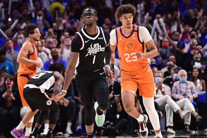 Reggie Jackson Clippers Suns Playoffs 2021