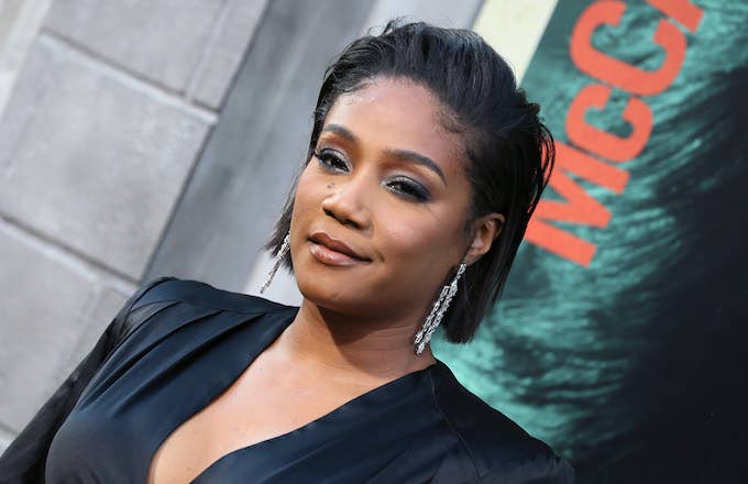 Tiffany Haddish attends the premiere of "The Kitchen."