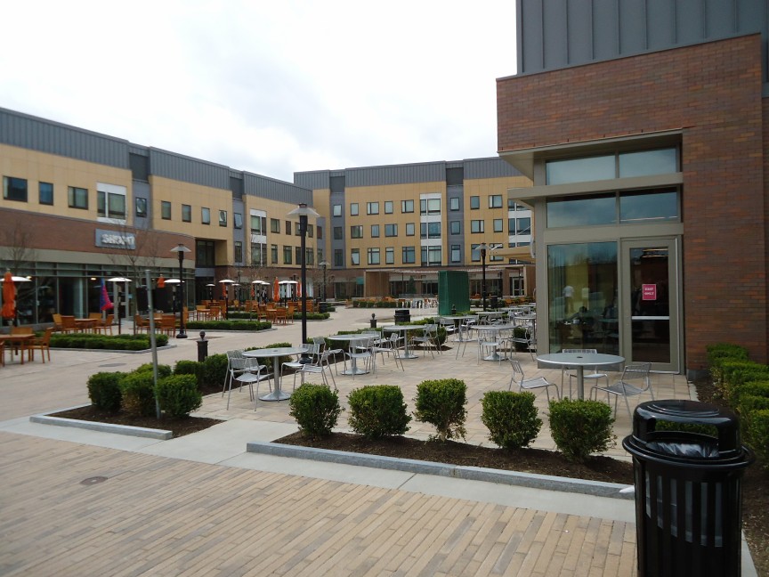 A college campus is pictured in daylight