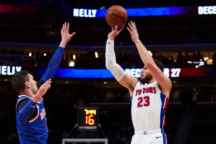 Blake Griffin Jump Shot Knicks Pistons 2018