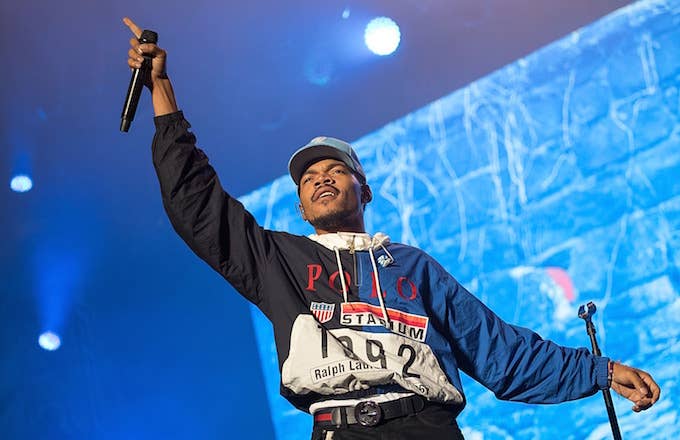 Chance the Rapper performs at Austin City Limits Music Festival.