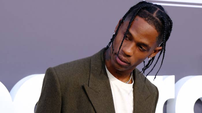 Travis Scott is seen at an event