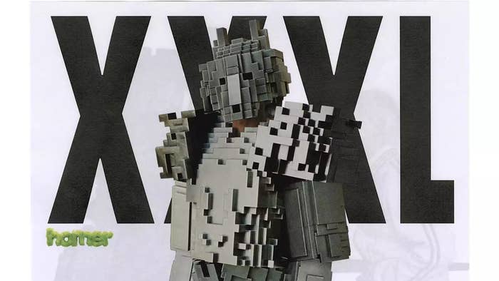 Pixel Papercraft - Jack in the closet (doors) (openable and closeable)