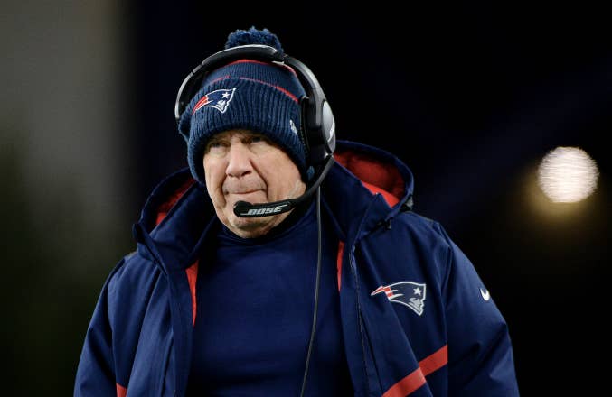 Head coach Bill Belichick of the New England Patriots