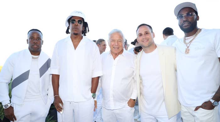 Jay Z, Meek Mill, Yo Gotti, Robert Kraft, and Michael Rubin