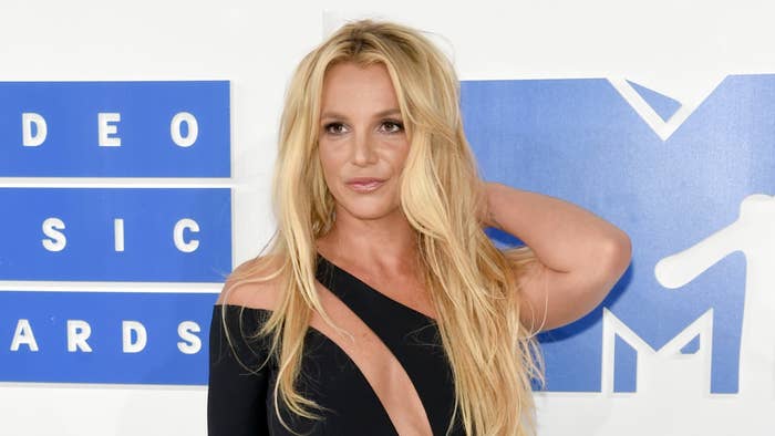 Britney Spears attends the 2016 MTV Video Music Awards.