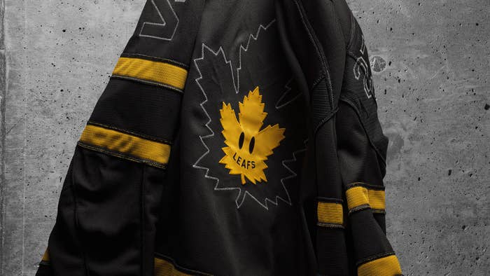 Toronto Maple Leafs x Justin Bieber&#x27;s Drew House jersey reversed