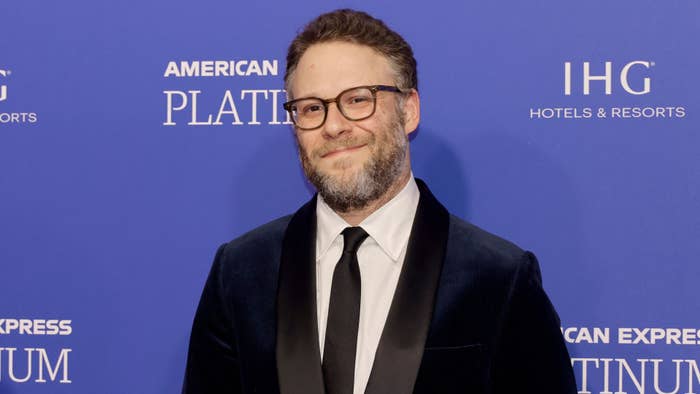 Seth Rogen photographed in Palm Springs