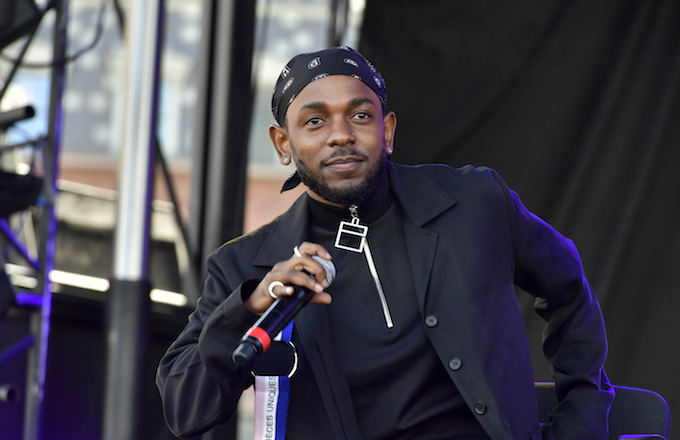 This is Kendrick Lamar at the 2017 Forbes Under 30 Summit.