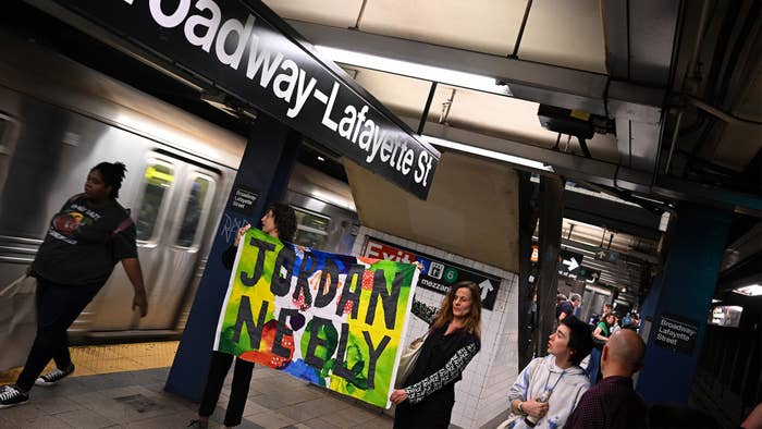 This is a photo of Protesters.