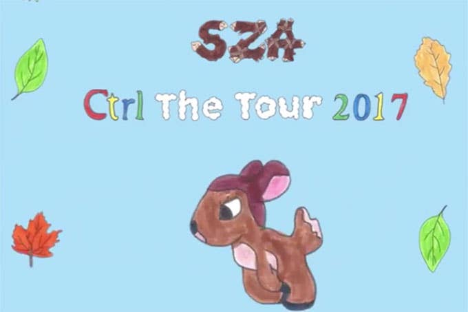 sza ctrl tour