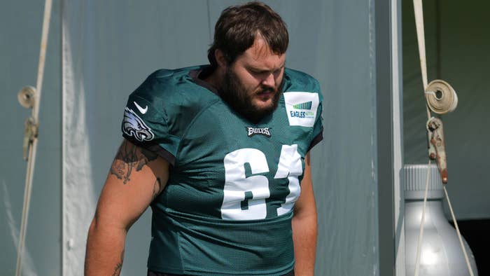 Philadelphia Eagles guard Josh Sills (61)