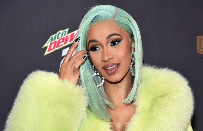 cardi b shares pic of kulture