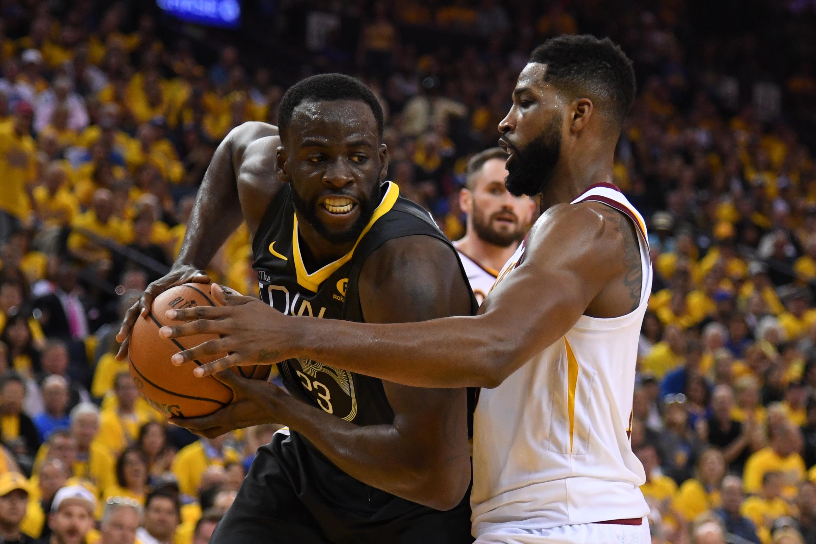 Draymond Green Tristan Thompson NBA Finals Game 2 2018