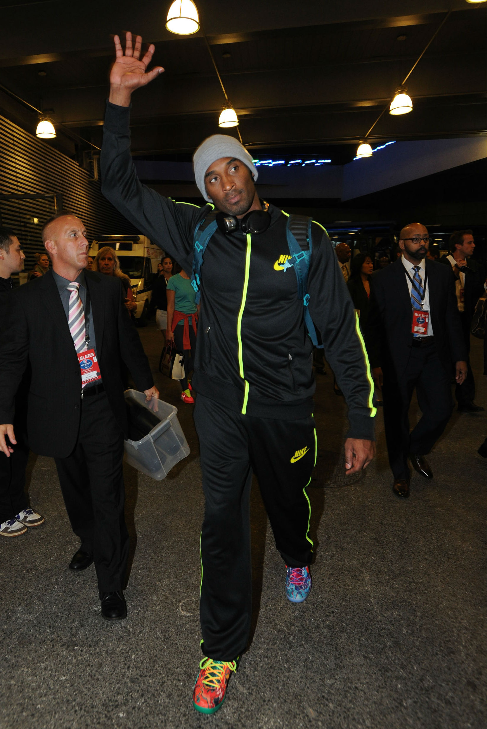 Kobe Bryant Wearing the &quot;What The&quot; Nike Kobe 8