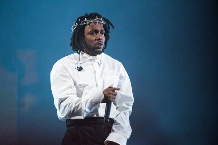 Kendrick Lamar Wearing a Tiffany &amp; Co. Crown of Thorns