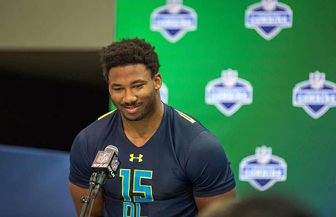 myles garrett nfl combine