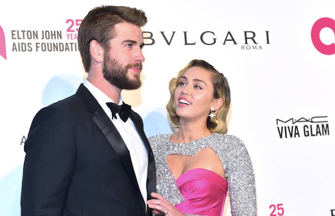 Miley Cyrus and Liam Hemsworth