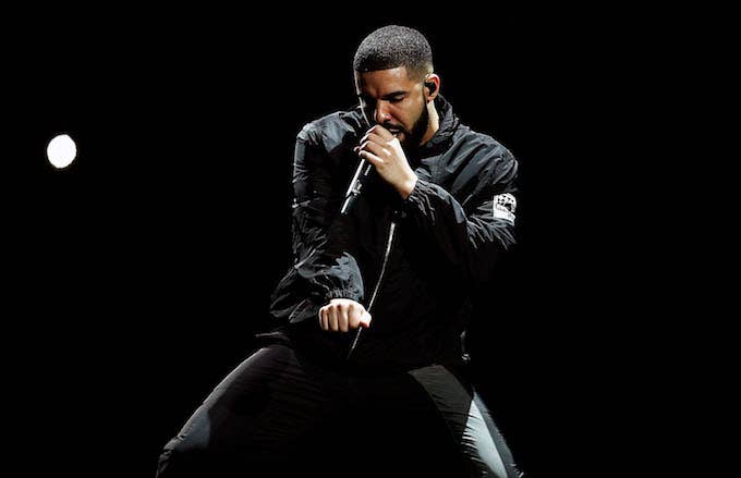 Drake performs at Qudos Bank Arena.